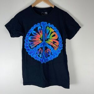 Vibrant Tie-Dye Peace Sign T-Shirt
